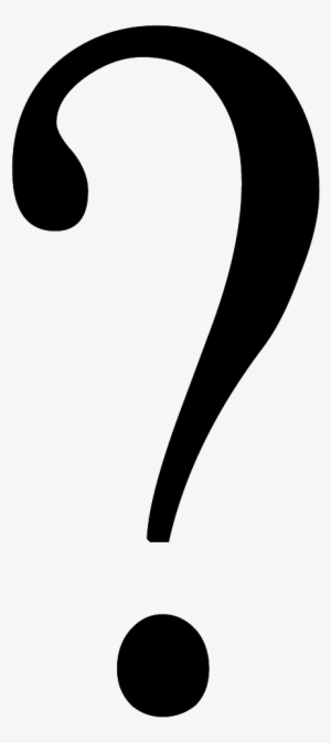 Black Question Mark Transparent Background #2858159