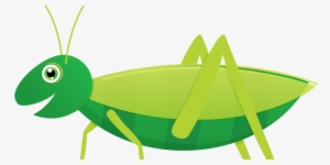 Hearing Crickets Instead Of A Cash Register - Cartoon Grasshopper #2858538