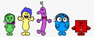 The Emotions From Disney& Pixar's Inside Out In The - Mr Men Little Miss Man #2858931