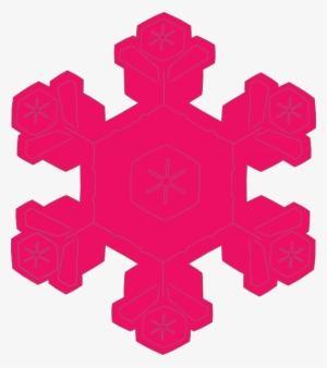 Pink Snowflake Clipart - Clip Art #2859504