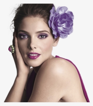 Ashley Greene Flower In The Hair - Ashley Greene Png #2860030
