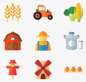 Farm Elements 9 Icons - Flat Icon Farm #2860537