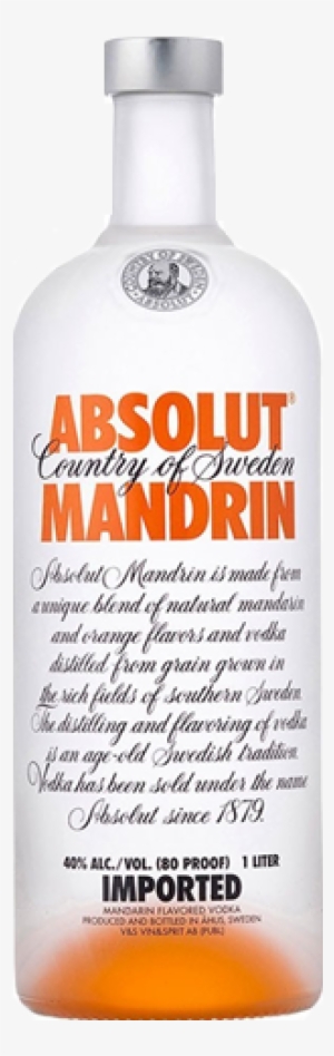 Absolut Mandrin Flavoured Vodka #2861210