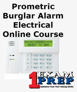 Prometric Burglar Alarm Electrical - Exam Prep #2861974