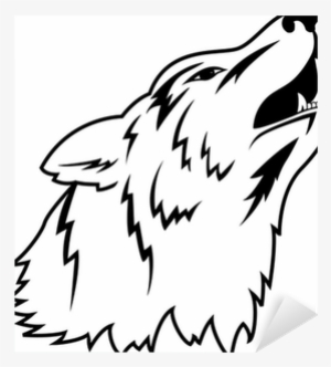 Wolf Vector Black And White Png #2862220
