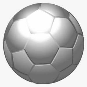 Open - Silver Soccer Ball Png #2862333