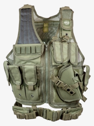 Vest Valken Crossdraw Vest Adult Media Olive 1 #2862358