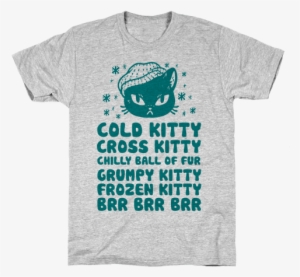 Cold Kitty Cross Kitty Mens T-shirt - Savasana T Shirt #2862526