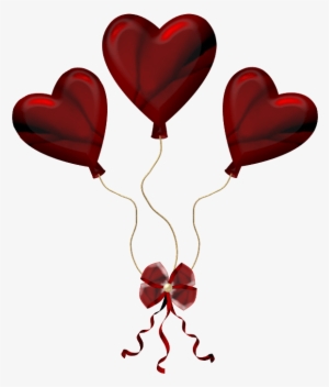 Three Heart Balloons - Tube Coeur #2862628