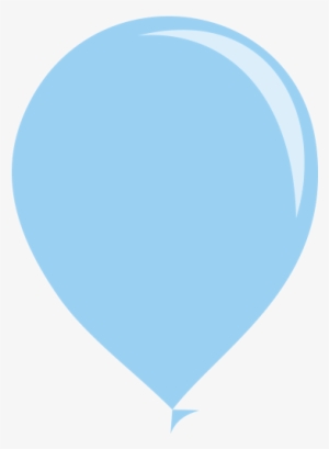 Balão Azul Claro Png - Balão Azul Bebe Png #2862971