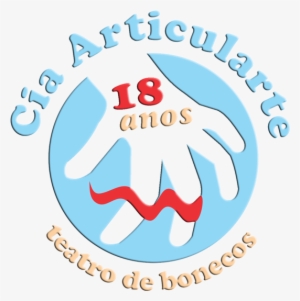 Logoarticularte 18 Anos Az Claro Png C Efeito Menor - Circle #2863339
