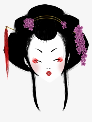Geisha Illustration Png #2863531