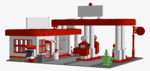 Gas Station - Clipart Gas Station #2864970