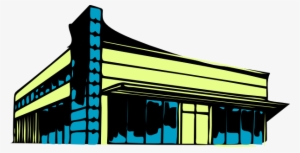 Yellow Blue Building Svg Clip Arts 600 X 306 Px #2865011
