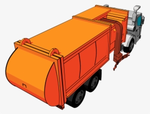 Car Clipart Top View - Garbage Truck Top View #2865317
