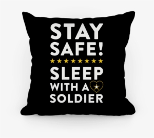 Sleep With A Solider Pillow - She's Beauty She's Grace She Ll Punch You In The Face #2865453