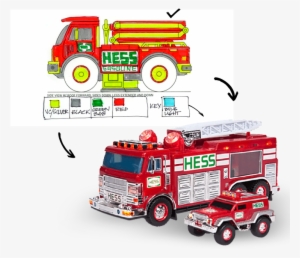 Hess Toy Truck Illustration - Model Car #2865525