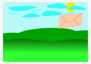 Sky Clipart Leaf Cartoon - Background Mail Images For Ppt #2865722