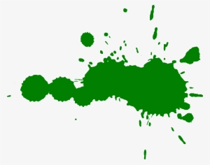 Paintsplatter Paintsplash Splatter Splash Paint Natnat7 - Transparent Green Paint Splash #2865816