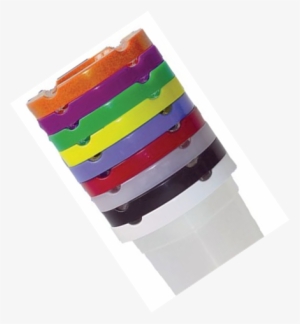 Paint Pots With Coloured Lids Non Spill - Construction Paper #2867197