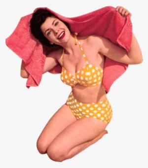 Pin Up Girl, Png, Transparent Background - Pin Up Bathing Suit Transparent Background #2867406