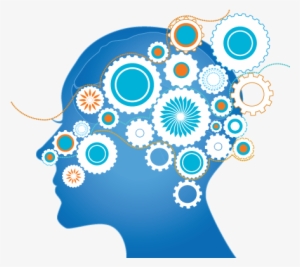 Created With Raphaël - Brain With Gears Transparent #2867485