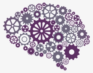 The Brain Needs To Work - Brain Gears Png #2867490