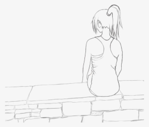 Girl Alone Sad Teenager Sketch 1710188 - Sketch #2867594