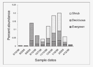The Relative Contribution Of Evergreen Trees, Shrubs, - Shrub #2867779