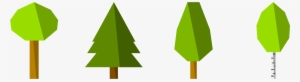Big Image - Flat Tree Clipart Png #2867805 Big Image - Flat Tree Clipart Png #2867805