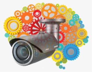 Intelligent Ip Cameras - Brain Gear Clipart #2868164