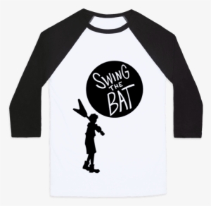 Swing The Bat Baseball Tee - T Shirt Porco Rosso #2868604