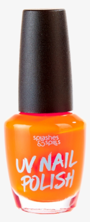 Uv Nail Polish - Splashes & Spills Halloween Nail Polish - Uv Orange #2869434