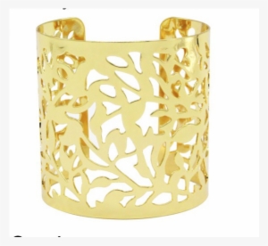 Gold Filigree Cuff Bracelet - Motif #2869571