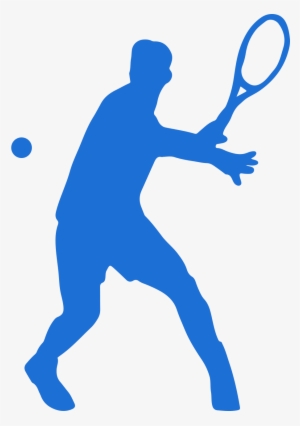 Best Tennis Players - Tennis Player Silhouette Png Transparent #2869647