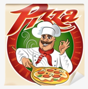 Vector Illustration Isolated On A White Background - Pizzachef Clipart #2869677