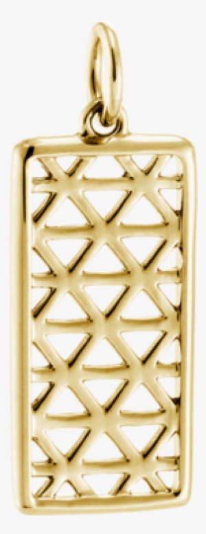 Kirstin Ash Filigree Rectangle Charm - Gold #2869802