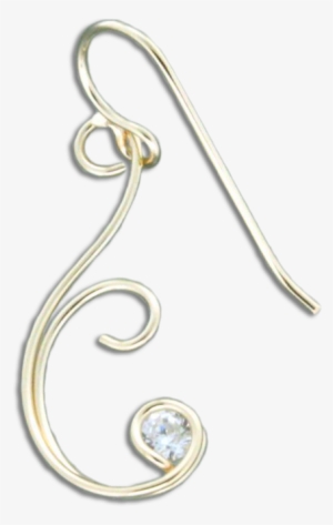 Filigree Cubic Zirconia Earrings - Earring #2869954