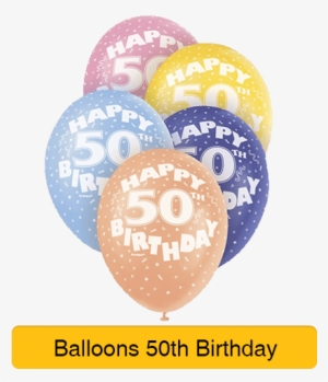 Age 50 - 50th Birthday - Balloons - Helium Balloons - Age 60 #2870061