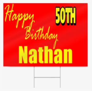 Custom 50th Birthday Sign - Poster #2870523