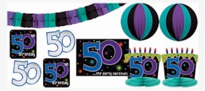50th Birthday Decorating Kit - Amscan 50th Birthday Decorating Kit #2870594