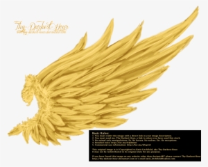 Golden Wing Png #2870710
