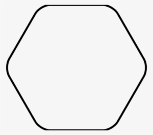 Hexagon Png Transparent Images - Line Art #2870922