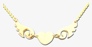 Heart With Angel Wings - Necklace #2871003