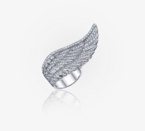 Single Angel Wing Ring Angel Wing Ring - Single Angel Wing Transparent #2871055