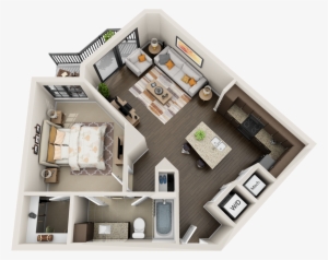 3d Floor Plan Image - Apartment 3d Floor Plans #2871293