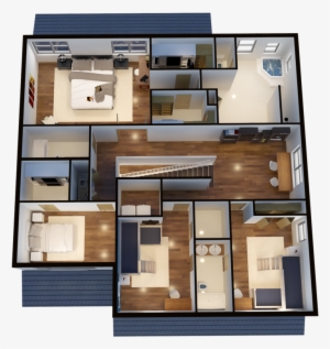 2nd Floor 3d Floorplan #2871368