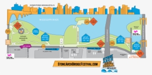 2018 Festival Map - Stone Arch Bridge Festival 2018 #2871755
