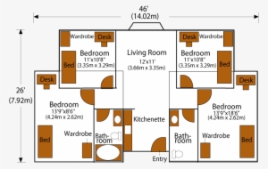 Halsell Hall Floorplan Both Color - Halsell Hall #2871960