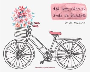 Dia Sem Carross - Bicycle Illustration #2872065